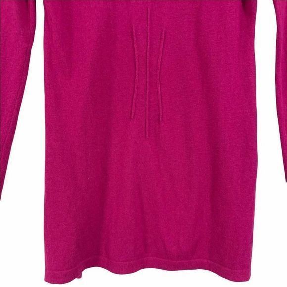 Anthropologie Rosie Netra Knit Top Sweater XS Scoop Neck Long Sleeves In Fucsia - Picture 5 of 7